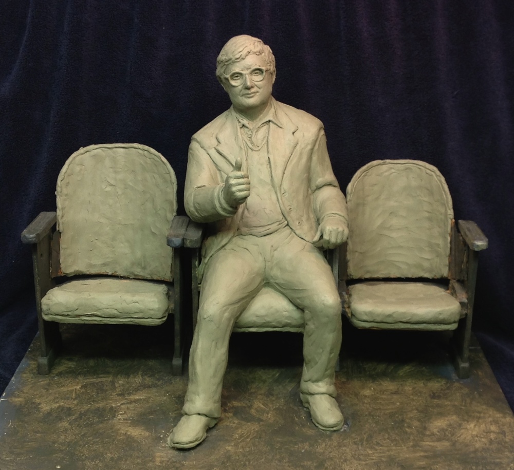 Roger Ebert Sculpture Mockup